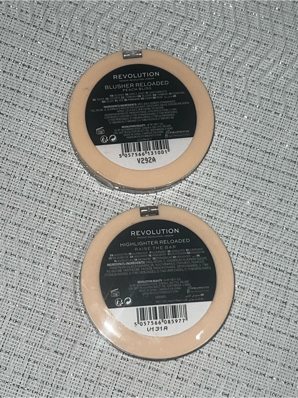 NWT Makeup Revolution Reloaded Face Duo Peach Bliss & Raise The Bar